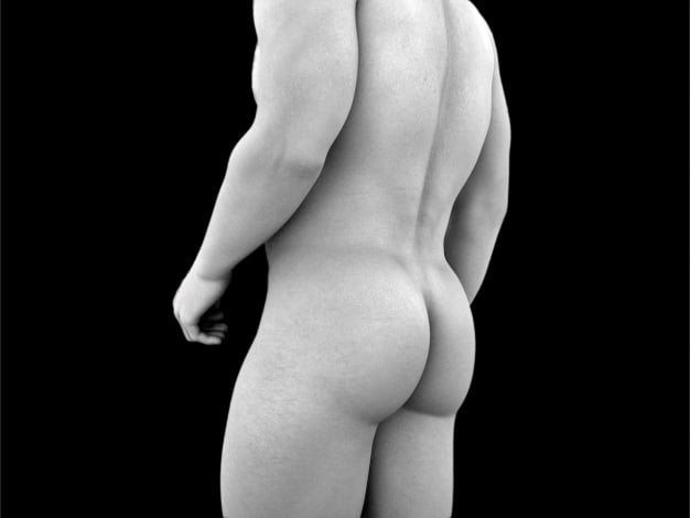 Male intimate waxing